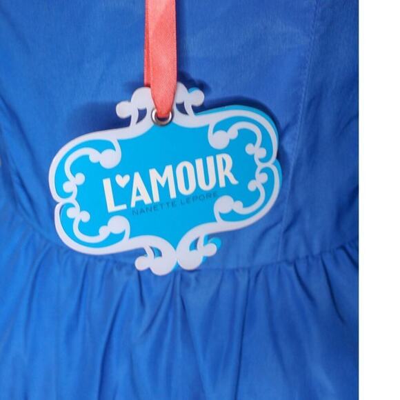 L'Amour Nanette Lepore Mini Sundress Ocean Mermaid Summer NWT Size 11 - Picture 4 of 5